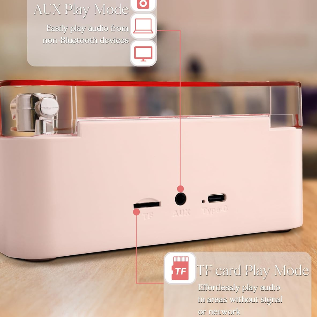 Vinyl Player Bluetooth Speaker
