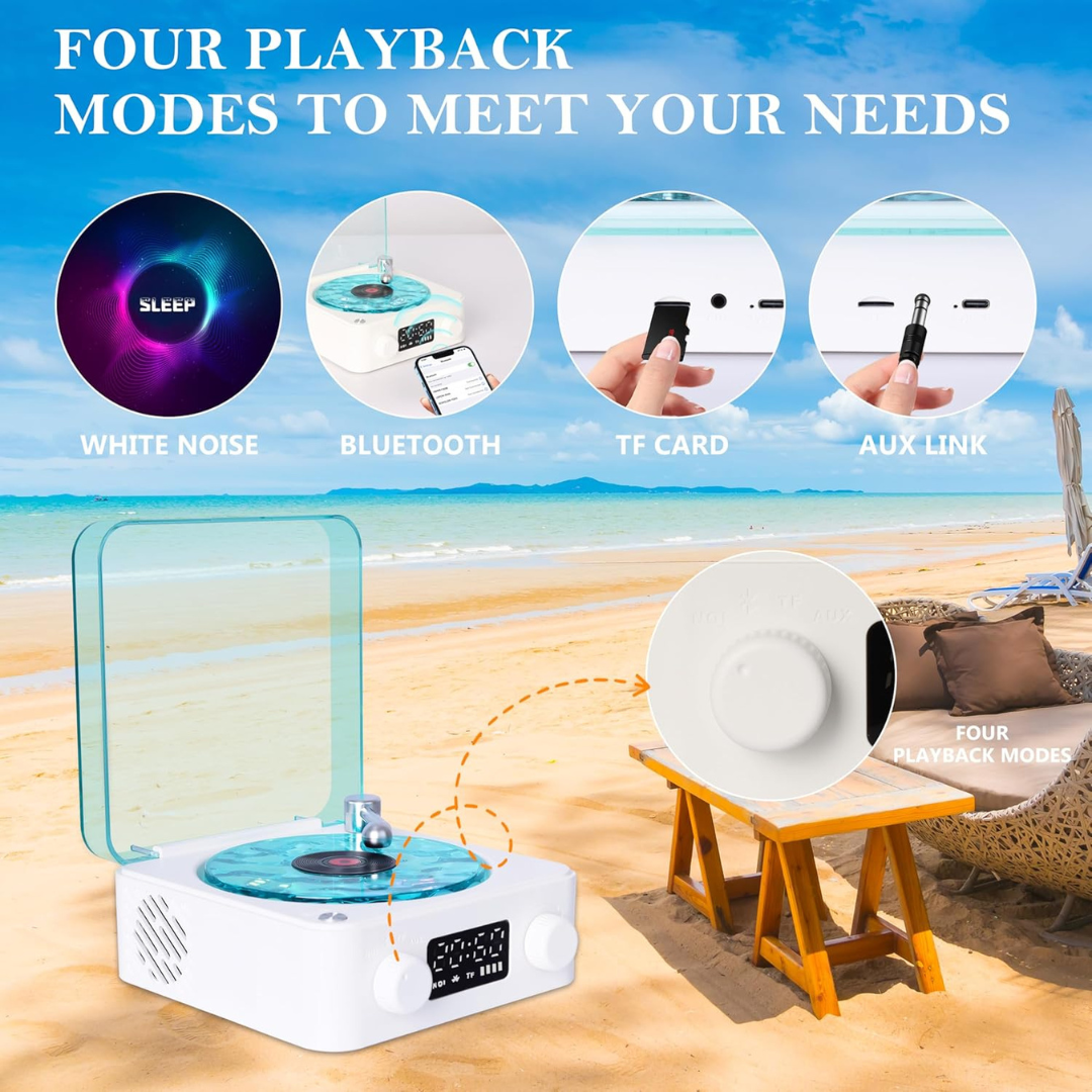 Vinyl Player Bluetooth Speaker